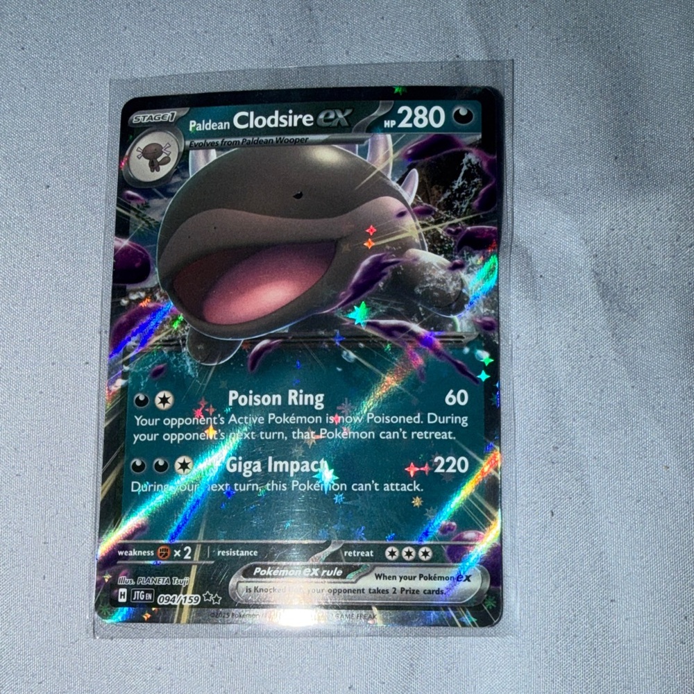 Paldean Clodsire ex Pokémon Card